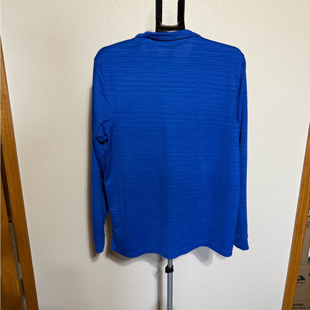 Nike Dri Fit xL Blue Long Sleeve Shirt - Picture 3 of 4